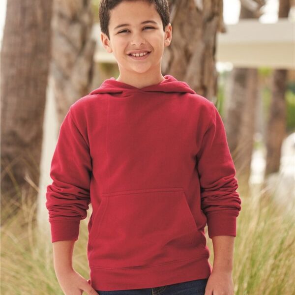 Youth Midweight Hooded Sweatshirt Thumbnail